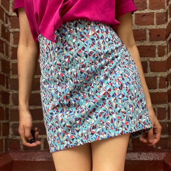 BCBGeneration Multicolor bodycon mini skirt - Picture 2 of 4